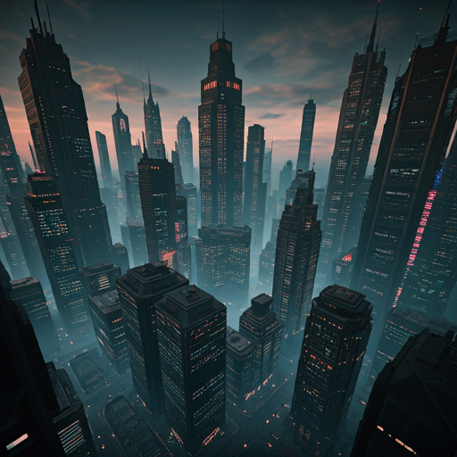 Image representing a futuristic gaming environment