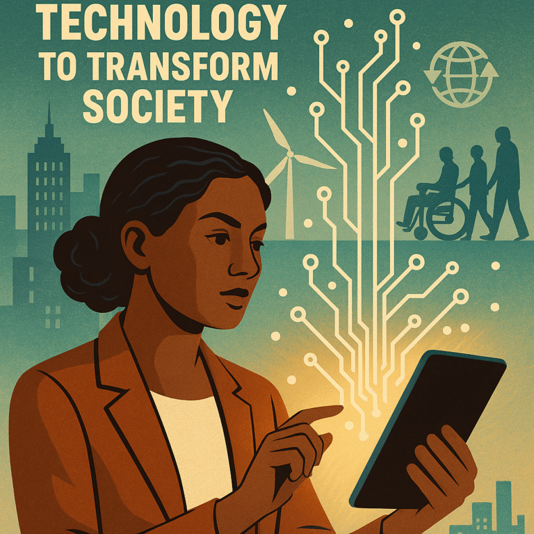 Tech for Good: Harnessing Technology to Transform Society.
