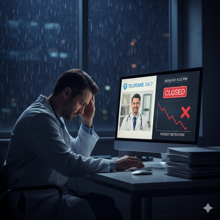 Your Patients Aren’t Leaving Because of Teladoc. They’re Leaving Because You’re Not There at 9 PM